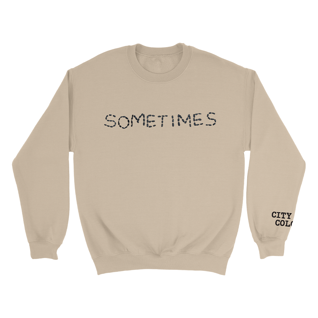 Sometimes Embroidered Crewneck Sweatshirt