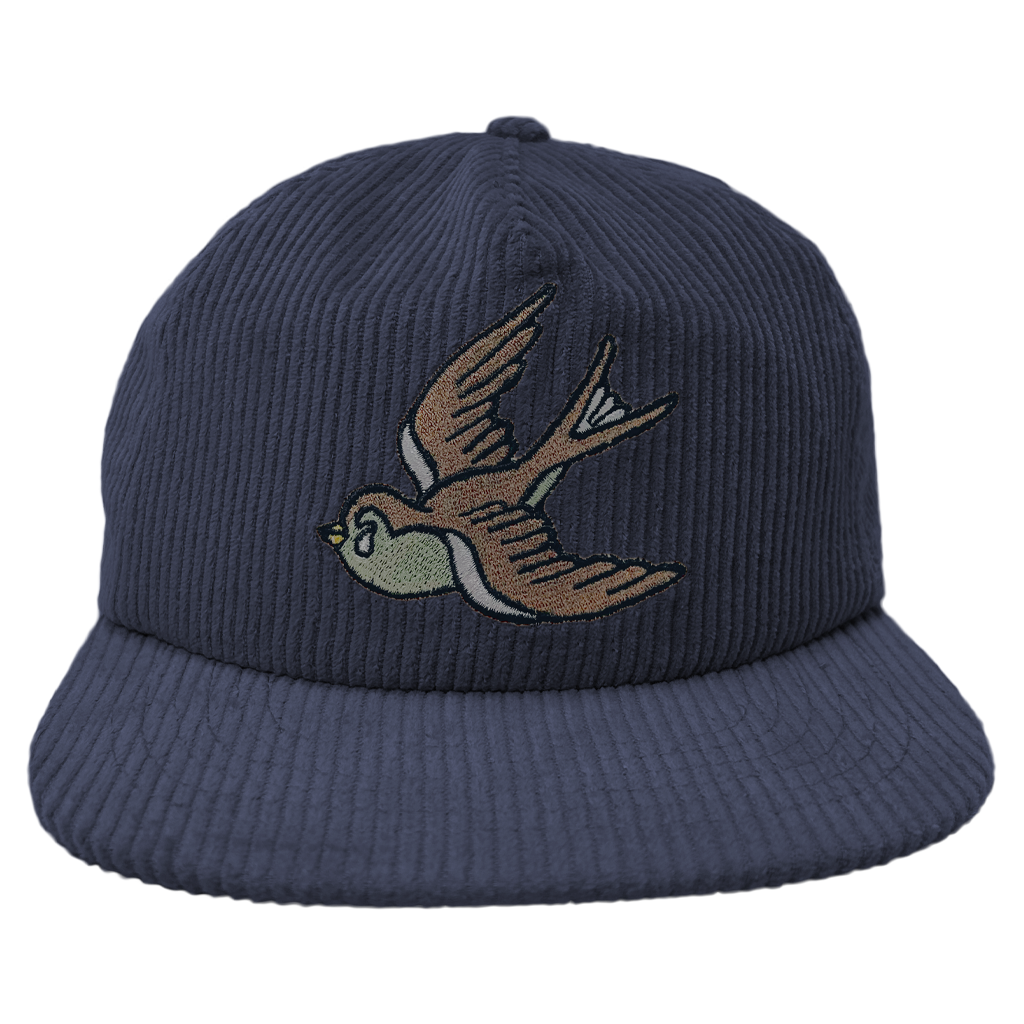 Swallow Corduroy 5-Panel Hat