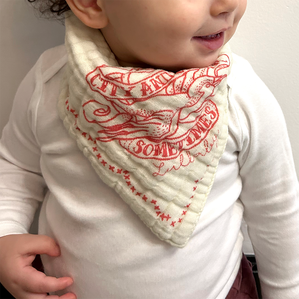 Sometimes Lullaby Baby Bandana Bib Set