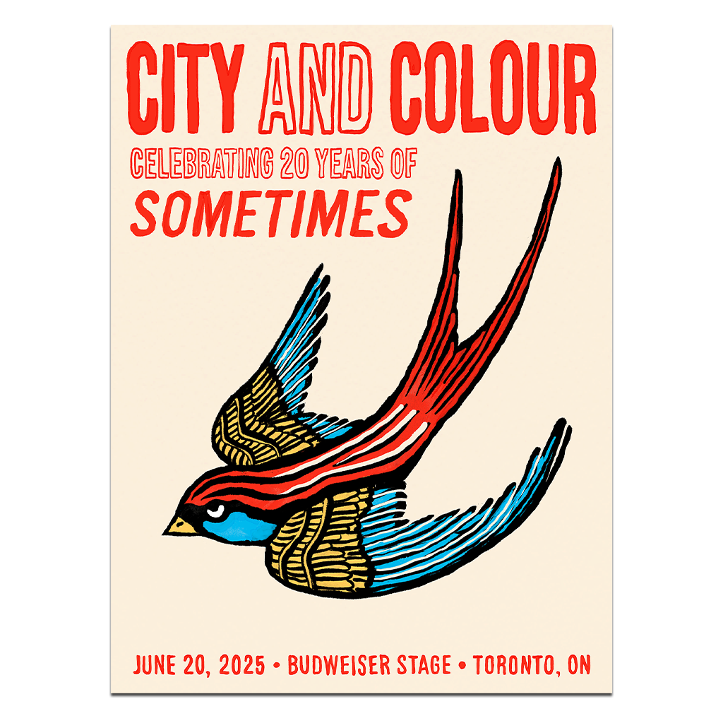 20 Years of Sometimes: Toronto, ON Budweiser Stage Poster - 20 June, 2025