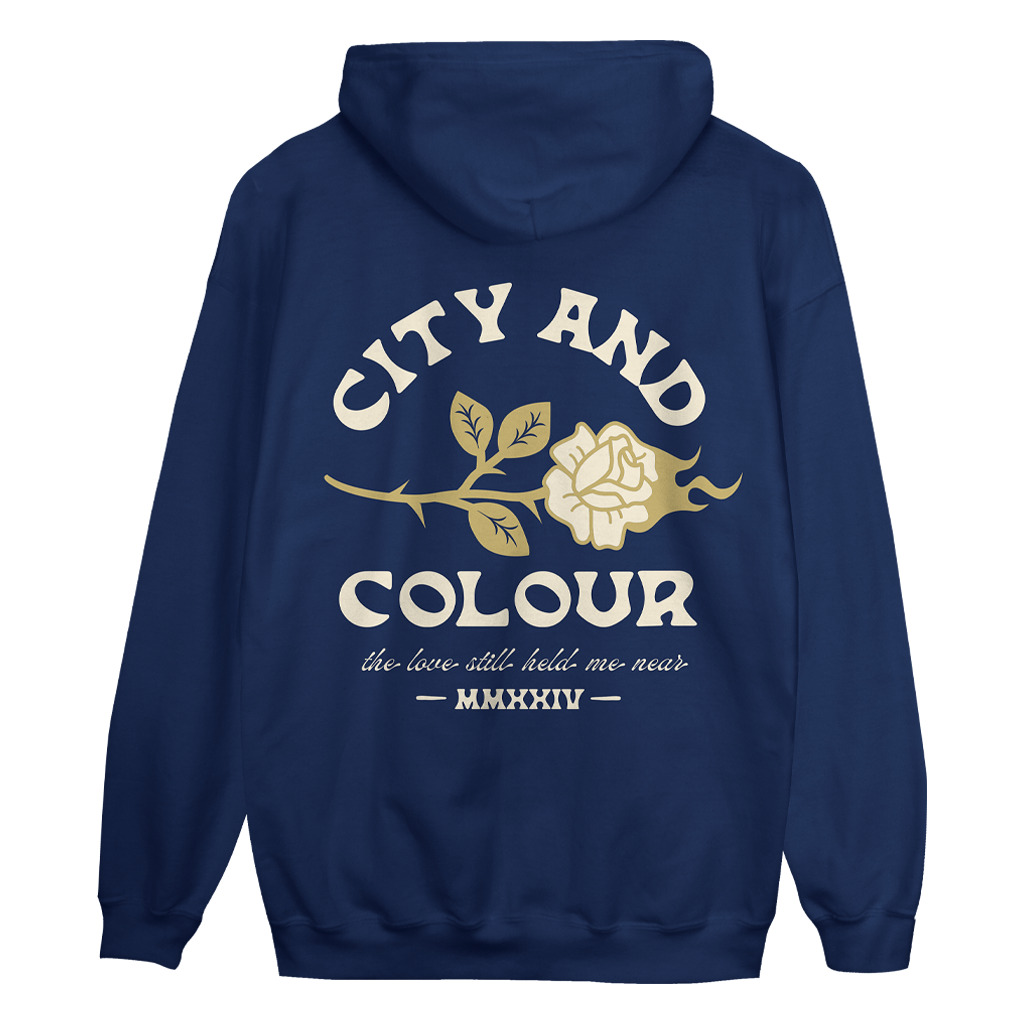 City and Colour TLSHMN Rose J Navy Pullover Hoodie City and Colour Store