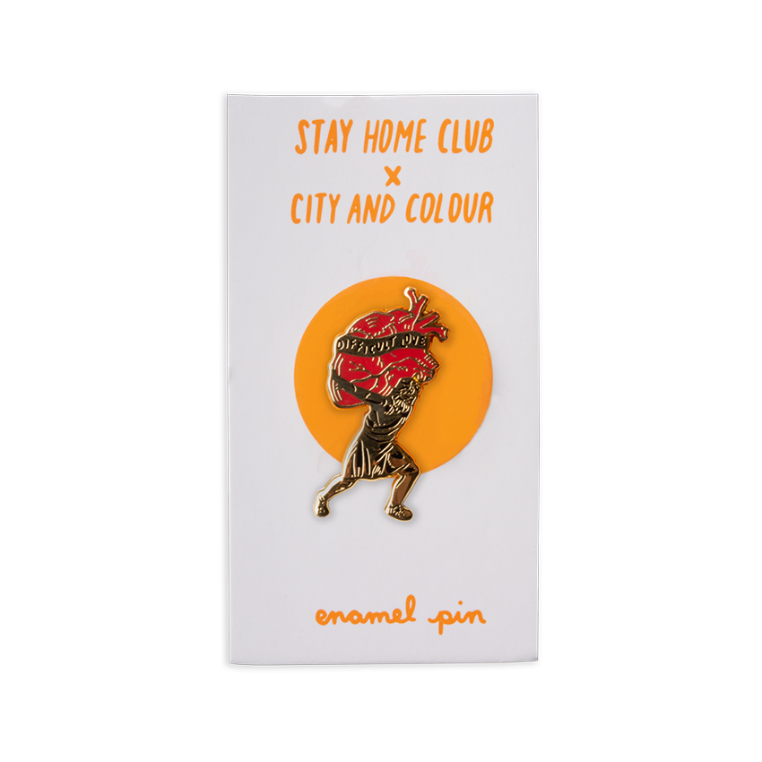 Stay Home Club x City and Colour </br>"Difficult Love" Lapel Pin